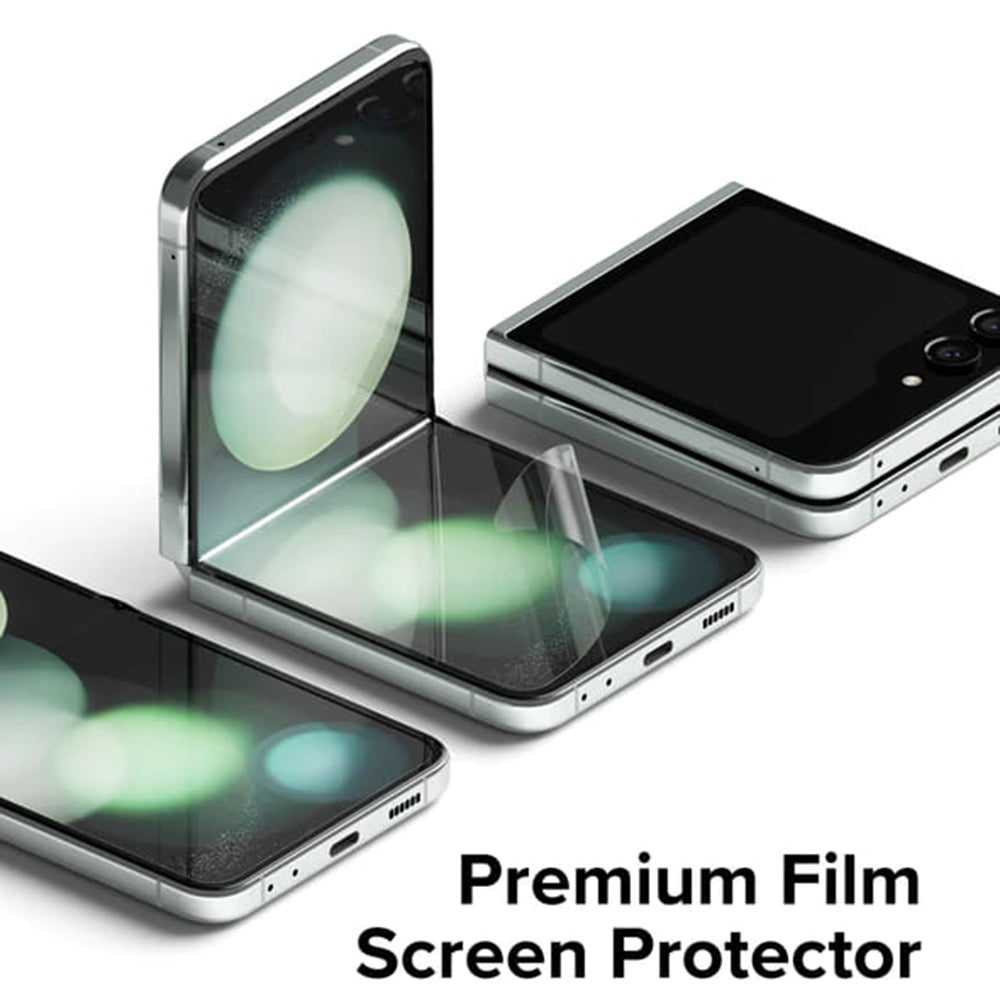 Ochranná fólie Ringke Dual Easy pro vnitřní displej Samsung Galaxy Z Flip5 F731, plast, sada 2 kusy