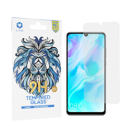 Ochranná fólie na displej Lito Classic pro Huawei P30 lite New Edition / P30 lite, tvrzené sklo, plné lepidlo, 2.5D
