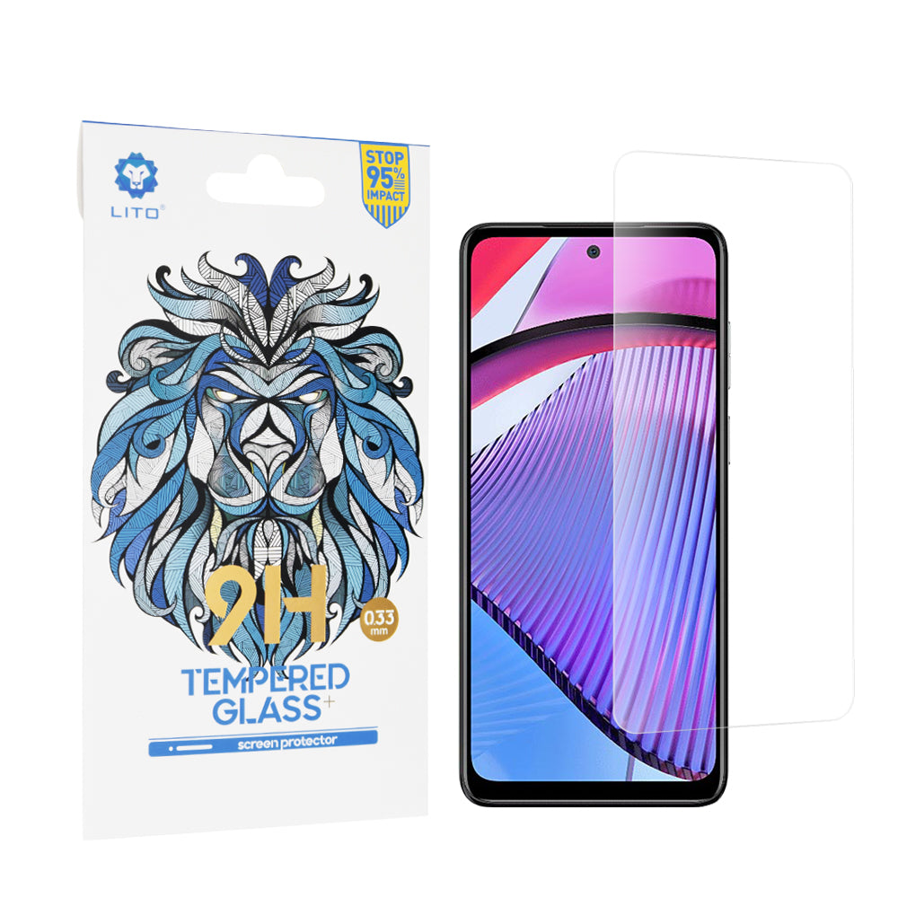 Ochranná fólie na displej Lito Classic pro Motorola Moto G Power 5G, tvrzené sklo, plné lepidlo, 2.5D