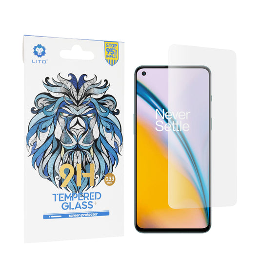 Ochranná fólie na displej Lito Classic pro OnePlus Nord 2T / Nord CE 5G / Nord 2 5G, tvrzené sklo, plné lepidlo, 2.5D