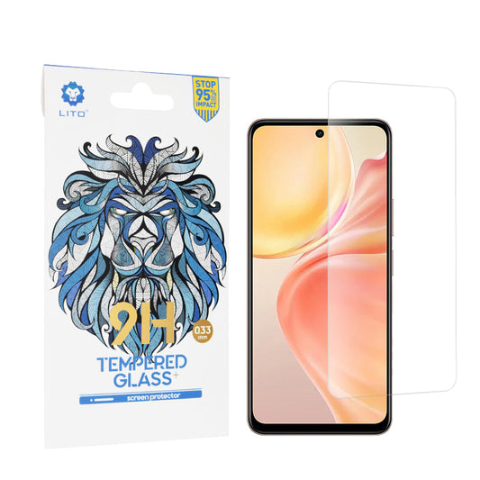 Ochranná fólie na displej Lito Classic pro vivo Y28 4G, tvrzené sklo, plné lepidlo, 2.5D