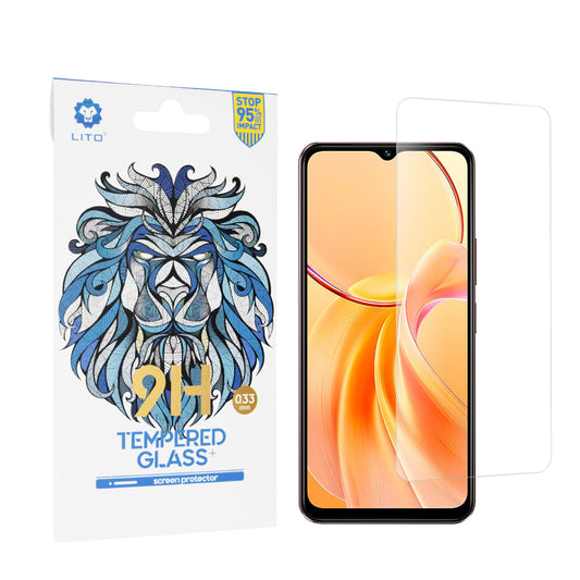 Ochranná fólie na displej Lito Classic pro vivo Y28s, tvrzené sklo, plné lepidlo, 2.5D