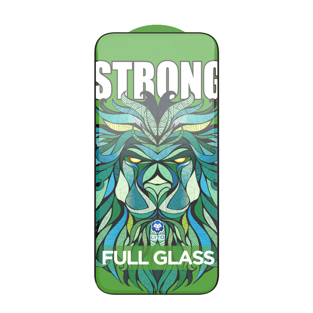 Ochranná fólie na displej Lito D+ Max Strong pro Apple iPhone 17 Air, Tvrzené sklo, Full Glue, Černá