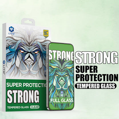 Ochranná fólie na displej Lito D+ Max Strong pro Apple iPhone 17 Air, Tvrzené sklo, Full Glue, Černá