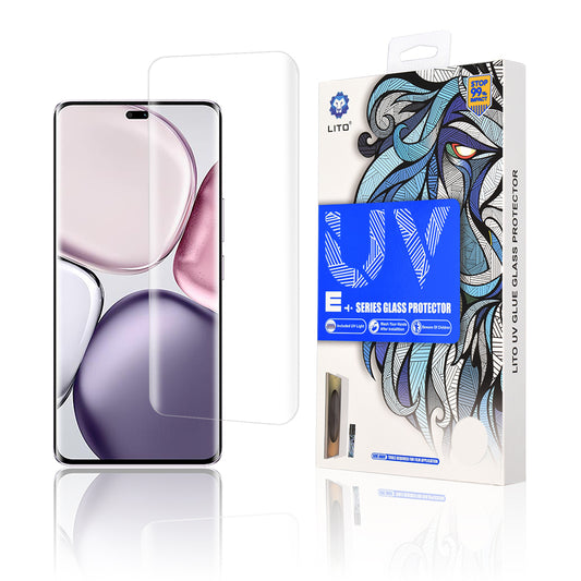 Ochranná fólie na displej Lito pro Honor X9c / Magic7 Lite, tvrzené sklo, UV lepidlo, 3D