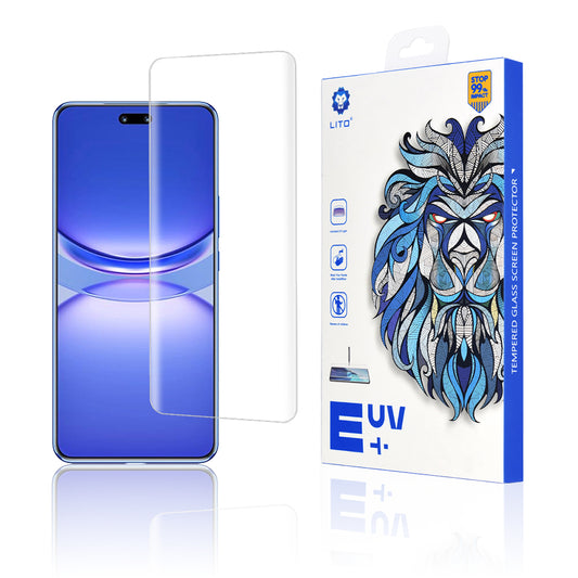 Ochranná fólie na displej Lito pro Huawei nova 12 Pro, tvrzené sklo, UV lepidlo, 3D