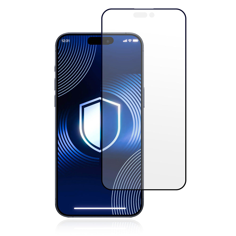 Ochranná fólie Matte 3MK HardGlass Max pro Apple iPhone 17 Pro Max, Tvrzené sklo, Full Glue, Černá