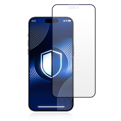 Ochranná fólie Matte 3MK HardGlass Max pro Apple iPhone 17 Pro Max, Tvrzené sklo, Full Glue, Černá