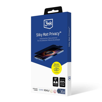 Ochranná fólie Matte Privacy 3MK Silky pro Apple iPhone 17 Pro Max, Plast