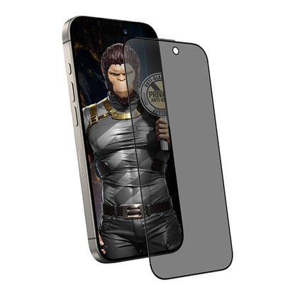 Matte Privacy Blueo Anti-Peep Screen Protector Film for Apple iPhone 14 Plus / 13 Pro Max, Tempered Glass, Full Glue