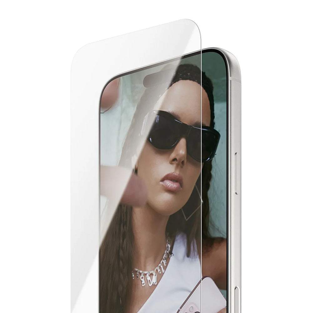 PanzerGlass Safe Screen Protector. Ultra-Wide Fit EasyAligner for Apple iPhone 17 Pro Max, Tempered Glass, Full Glue