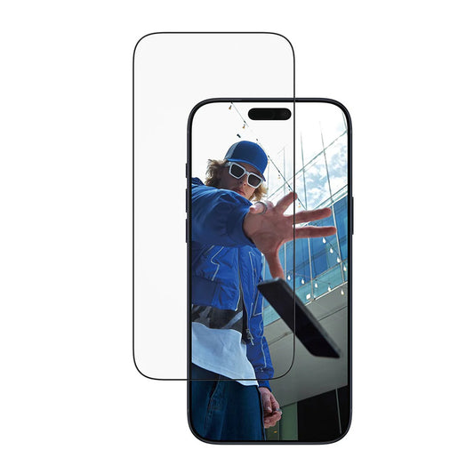 Ochranná fólie na displej PanzerGlass Ultra-Wide Fit EasyAligner pro Apple iPhone 17 Pro Max, Tvrzené sklo, Full Glue, Černá
