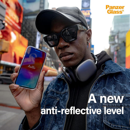 Ochranná fólie na displej PanzerGlass Ultra-Wide Fit EasyAligner pro Apple iPhone 17 Pro Max, Tvrzené sklo, Full Glue, Černá