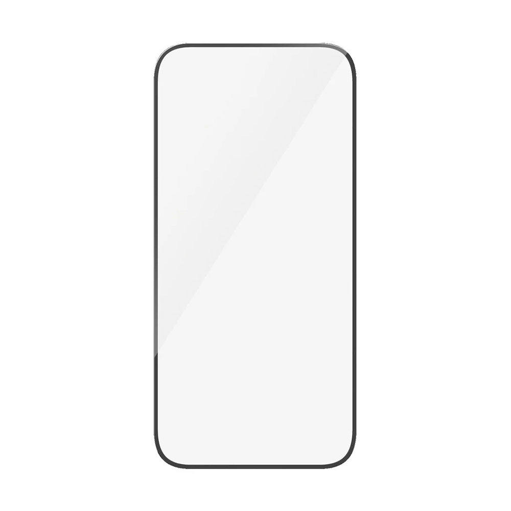 PanzerGlass Ultra-Wide Fit Screen Protector for Apple iPhone 16 Plus / 15 Plus, Tempered Glass, Full Glue, Black