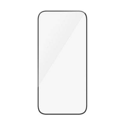 PanzerGlass Ultra-Wide Fit Screen Protector for Apple iPhone 16 Plus / 15 Plus, Tempered Glass, Full Glue, Black