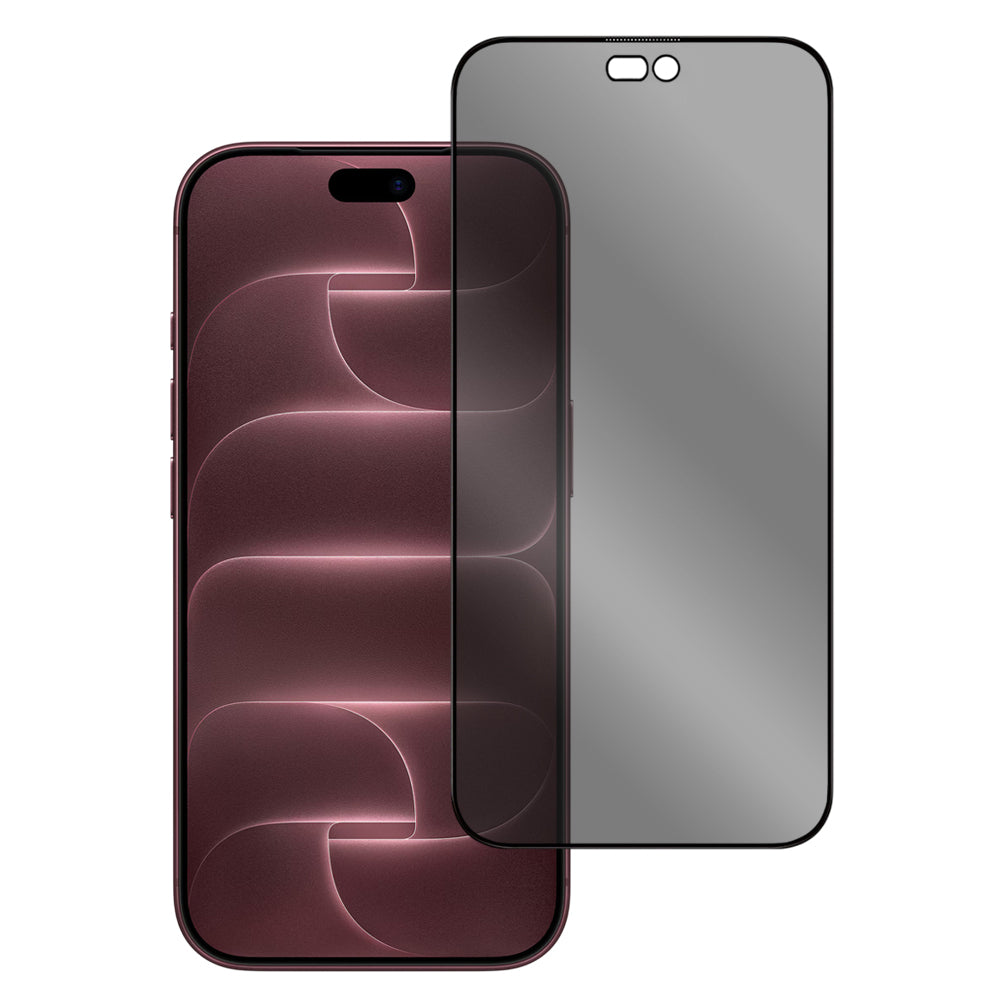Ochranné sklo na displej Privacy Blueo Anti-Peep Applicator Pro pro Apple iPhone 18 Pro Max, tvrzené sklo, celoplošné lepení