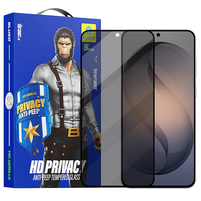 Ochranná fólie na displej Privacy Blueo Anti-Peep pro Samsung Galaxy S26 S942, Tvrzené sklo, Full Glue, Sada 5 kusů