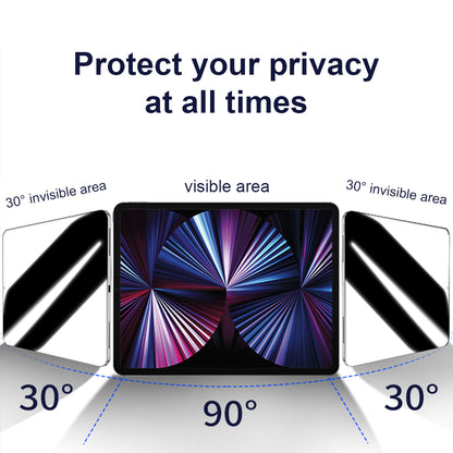 Lito Classic Privacy Screen Protector for Apple iPad Air 13 (2026) / Air 13 (2024), Tempered Glass, Full Glue, 2.5D