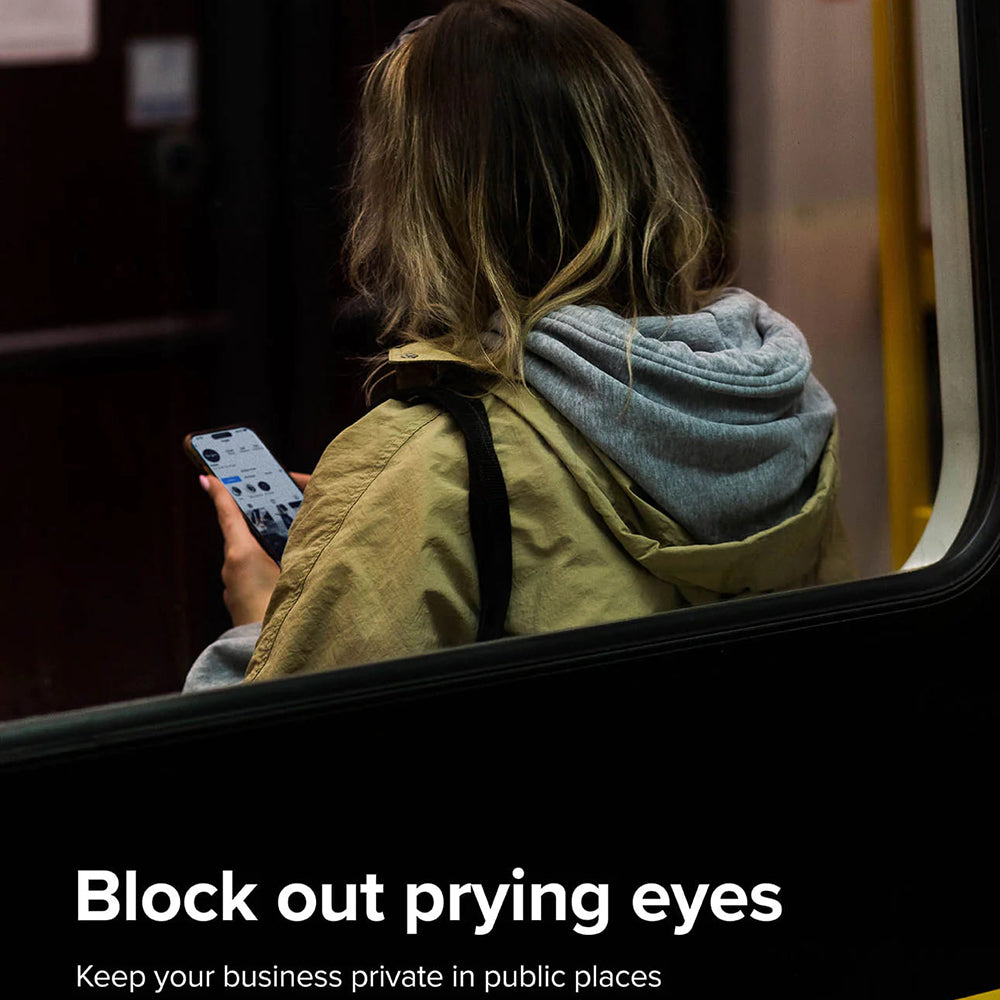 Ochranná fólie Privacy Ringke pro Apple iPhone 15 Pro, Tvrzené sklo, Full Glue