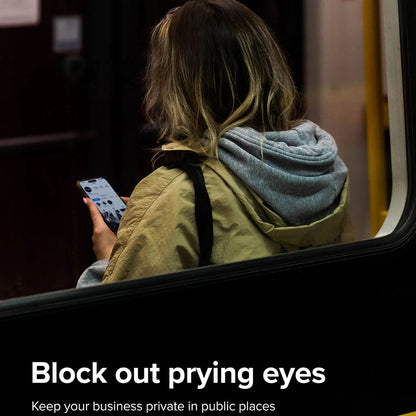 Ochranná fólie Privacy Ringke pro Apple iPhone 15 Pro, Tvrzené sklo, Full Glue