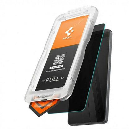 Ochranná fólie na displej Privacy Spigen GlastR EZ FIT Pro HD pro Samsung Galaxy S26 S942, Tvrzené sklo, Full Glue AGL11098