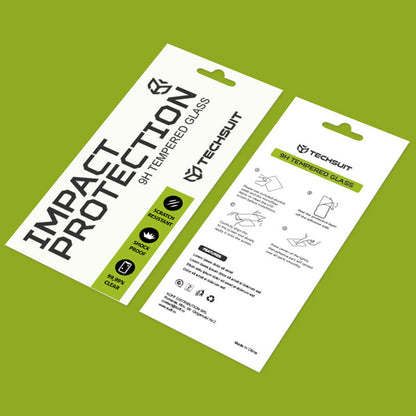 Ochranná fólie na displej Privacy Techsuit pro Apple iPhone 11 / XR, tvrzené sklo, plné lepidlo, 111D