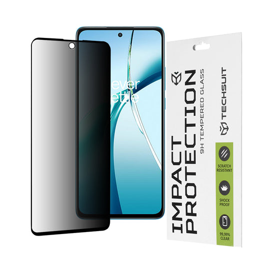 Ochranná fólie na displej Privacy Techsuit pro OnePlus Nord CE4 Lite, tvrzené sklo, plné lepidlo, 111D