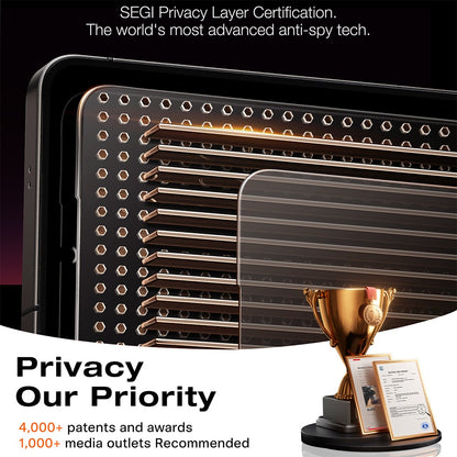 Ochranná fólie na displej Privacy Torras GlassGo Install Master pro Samsung Galaxy S26 Ultra, Tvrzené sklo, Full Glue