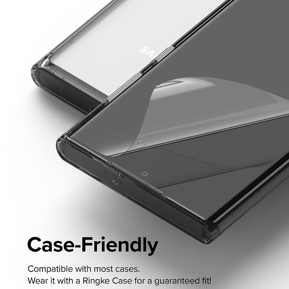 Ochranná fólie na displej Ringke Dual Easy pro Samsung Galaxy S22 Ultra 5G S908, Plast, Sada 2 kusy