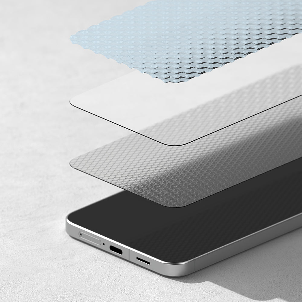 Ochranná fólie na displej Ringke Easy Slide pro Samsung Galaxy A57 5G, Tvrzené sklo, Full Glue, Sada 2 kusy