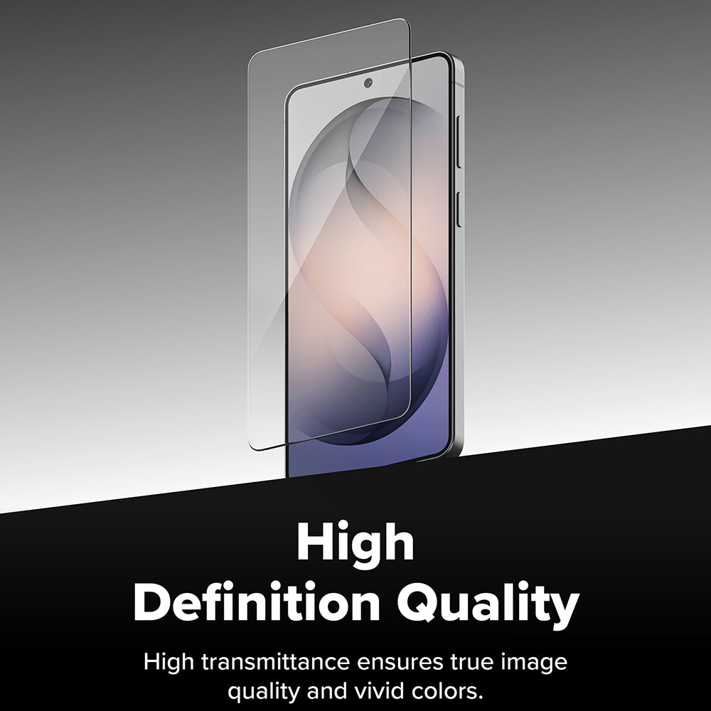 Ringke Easy Slide Screen Protector for Samsung Galaxy S26, Tempered Glass, Full Glue, Set of 2 Pieces