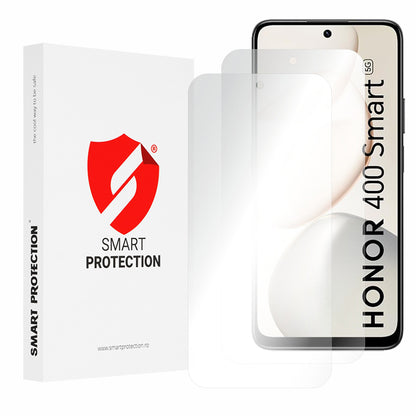 Ochranná fólie na displej Smart Protection Premium Classic pro Honor 400 Smart 4G / X7d 4G, plast, sada 2 kusů