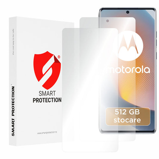 Ochranná fólie na displej Smart Protection Premium Classic pro Motorola Edge 50 Fusion, plast, sada 2 kusy