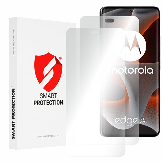 Ochranná fólie na displej Smart Protection Premium Classic pro Motorola Edge 50 Pro, plast, sada 2 kusy