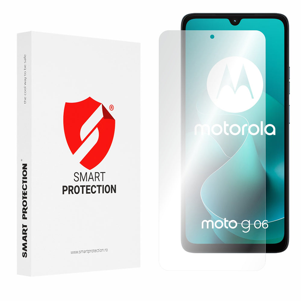 Ochranná fólie Smart Protection Premium Classic pro Motorola Moto G06 Power / G06, Plast, Full Glue, Sada 2 kusy