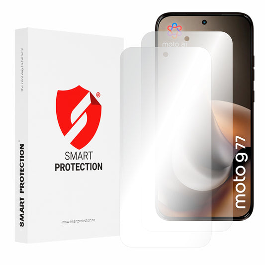 Ochranná fólie Smart Protection Premium Classic pro Motorola Moto G77, Plast, Sada 2 kusy