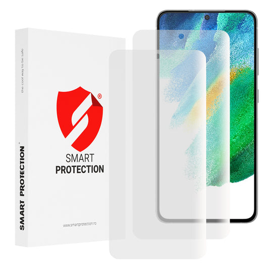 Ochranná fólie na displej Smart Protection Premium Classic pro Samsung Galaxy S21 FE 5G G990, plast, sada 2 kusy