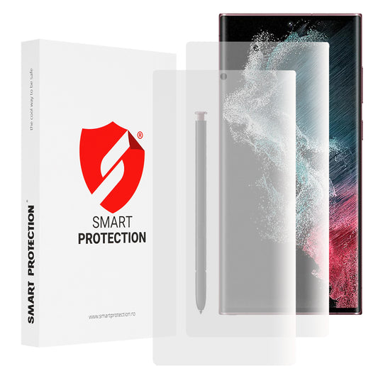 Ochranná fólie na displej Smart Protection Premium Classic pro Samsung Galaxy S22 Ultra 5G S908, plast, sada 2 kusů