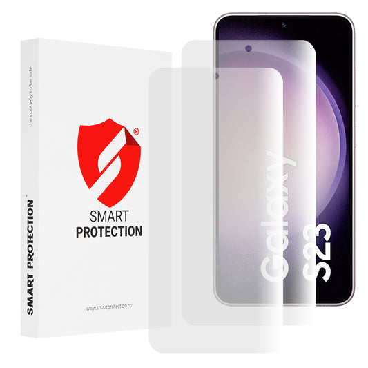 Ochranná fólie na displej Smart Protection Premium Classic pro Samsung Galaxy S23 S911, plast, sada 2 kusy