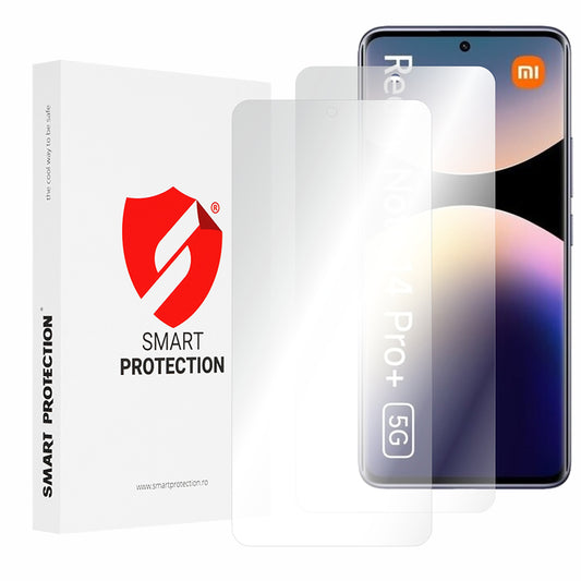 Ochranná fólie na displej Smart Protection Premium Classic pro Xiaomi Redmi Note 14 Pro+ 5G, plast, sada 2 kusy