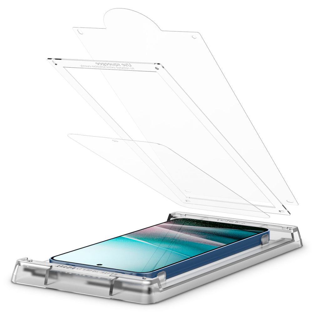 Ochranná fólie na displej Spigen Elite Shield EZ FIT HD pro Samsung Galaxy S25 S931, plast AFL09091