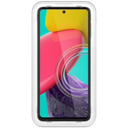 Ochranná fólie na displej Spigen GlastR Align Master pro Samsung Galaxy M53 M536, Tvrzené sklo, Full Glue, Černá