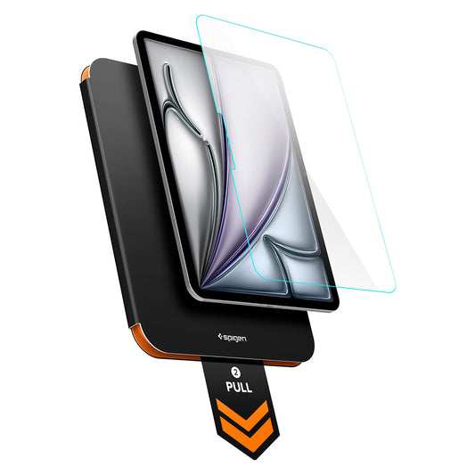 Ochranná fólie na obrazovku Spigen GlastR Align Master T pro Apple iPad Air 11 (2026) / Air 11 (2025), tvrzené sklo, Full Glue AGL11701