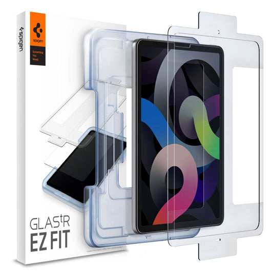Ochranná fólie na displej Spigen GlastR EZ FIT pro Apple iPad Air (2022) / Pro 11 (2021) / Air (2020), Tvrzené sklo, Full Glue AGL02065