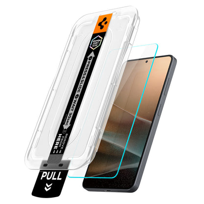 Ochranná fólie na displej Spigen GlastR EZ FIT Pro HD Anti-Reflection pro Samsung Galaxy S26 S942, tvrzené sklo, plné lepidlo, sada 2 kusů