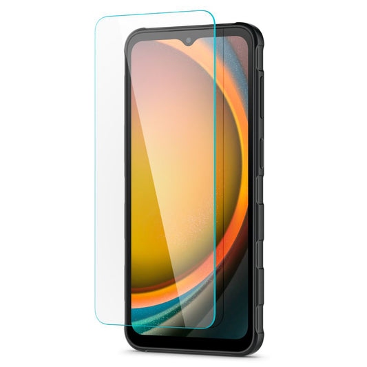 Ochranná fólie na displej Spigen GlastR Slim pro Samsung Galaxy XCover7 Pro / Xcover7 G556, tvrzené sklo, plné lepidlo, sada 2 kusů AGL09407