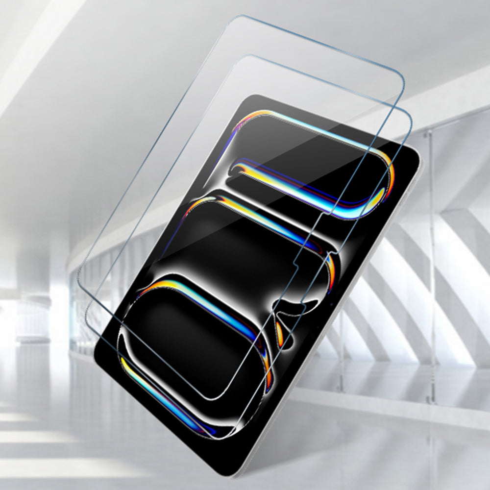 Ochranná fólie na displej Techsuit ArmorGlass CrystalHD pro Apple iPad 10.2 (2021) / 10.2 (2020), Tvrzené sklo, Full Glue, Sada 2 kusy