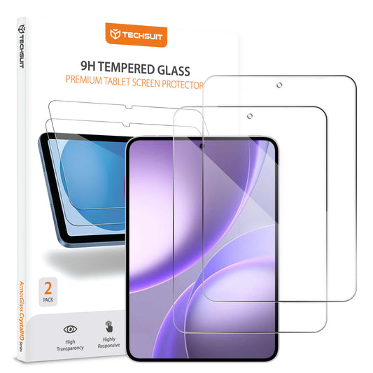 Ochranná fólie na displej Techsuit ArmorGlass CrystalHD pro Oppo Pad Mini, tvrzené sklo, plné lepidlo, sada 2 kusů