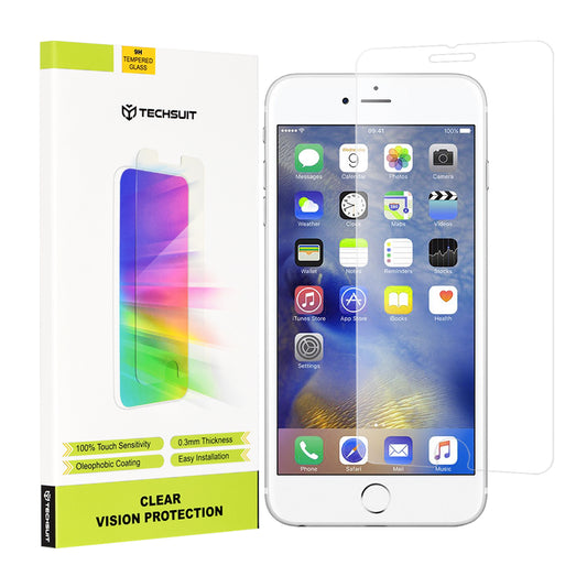 Ochranná fólie na displej Techsuit Clear Vision pro Apple iPhone 6s Plus / 6 Plus, tvrzené sklo, plné lepidlo