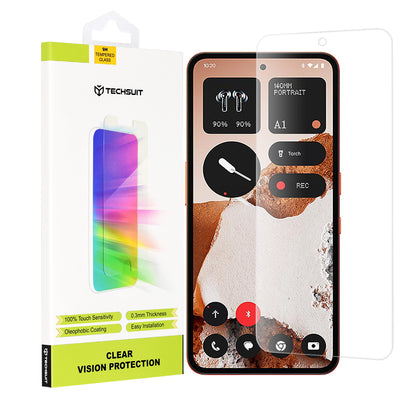 Ochranná fólie na displej Techsuit Clear Vision pro Nothing CMF Phone 2 Pro, tvrzené sklo, plné lepidlo